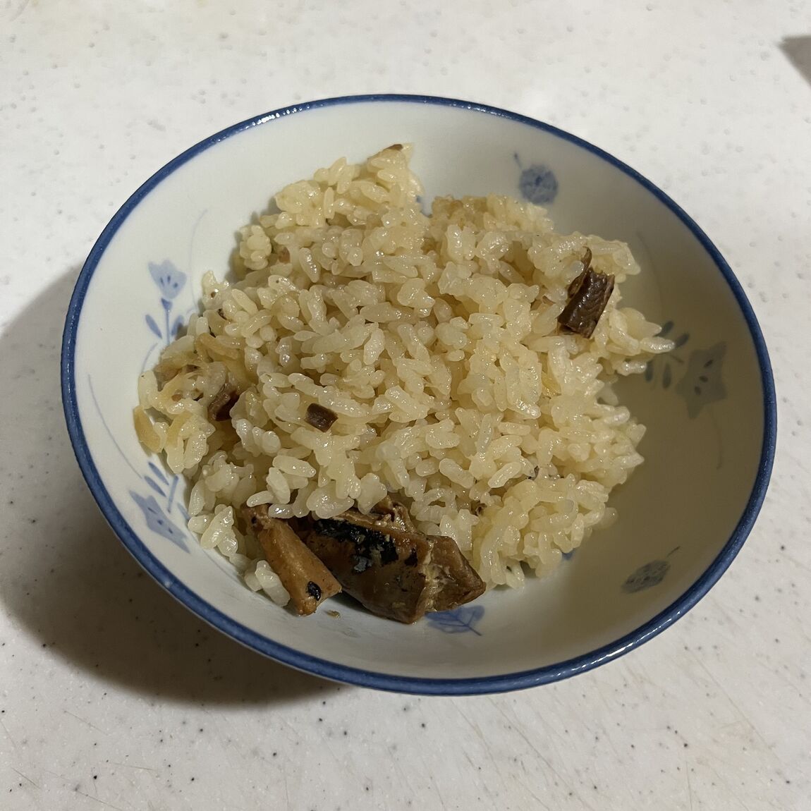 炊き込みご飯の完成品の写真