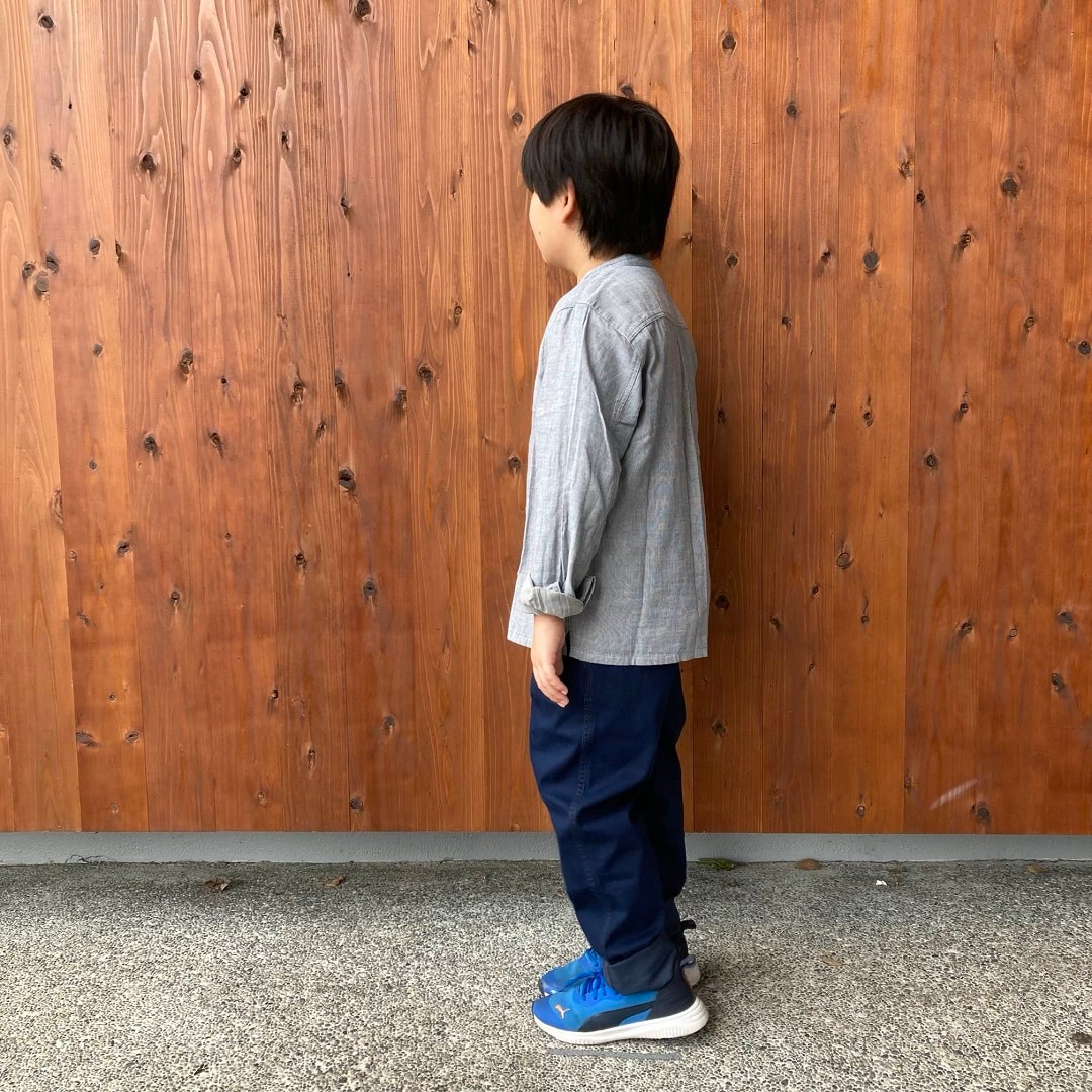 ストレッチデニム調ルーズフィットパンツ