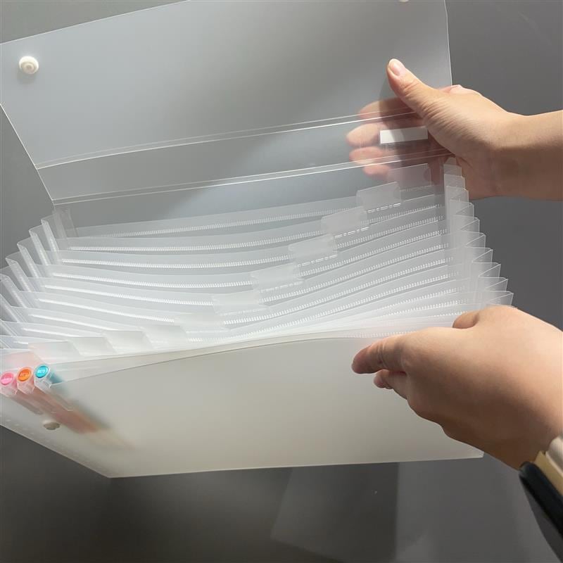 【岡山表町商店街】すっきり整頓！「ポリプロピレン　仕切りファイル」