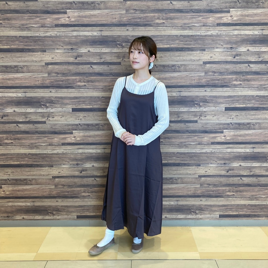 【イオンタウン姶良】サテンシリーズにキャミワンピ登場！_bVkHd7