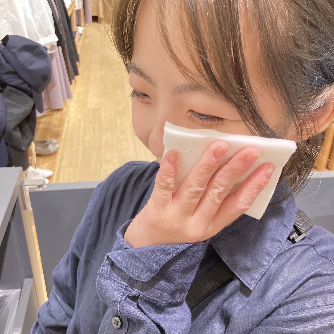 【岡山表町商店街】大判で使いやすい。生成カットコットン大判タイプ