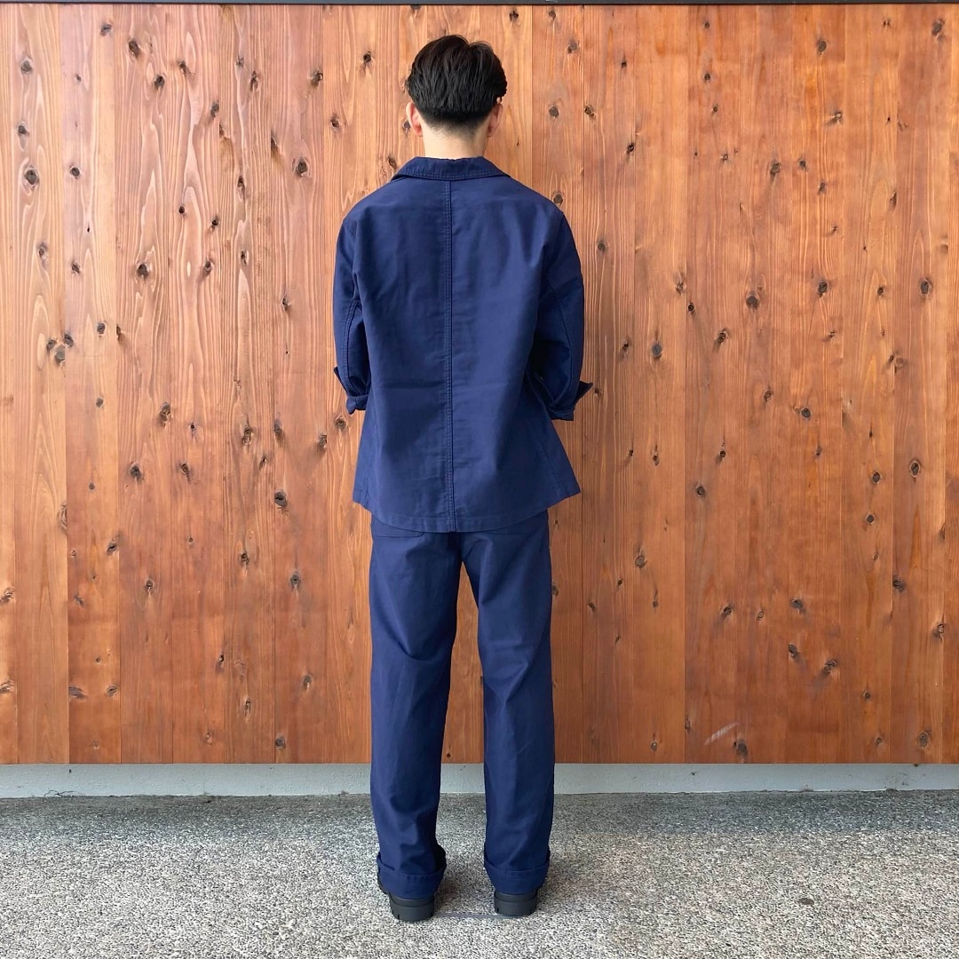 木の実から作ったカポック混モールスキンワークパンツ