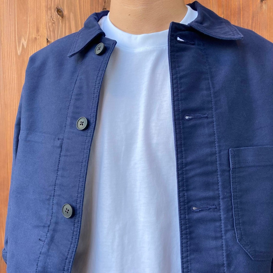 MUJI 無印良品 木の実から作ったカポック混 モールスキンカバーオール XL 木の実から作ったカポック混デニムカバーオール｜ 無印良品