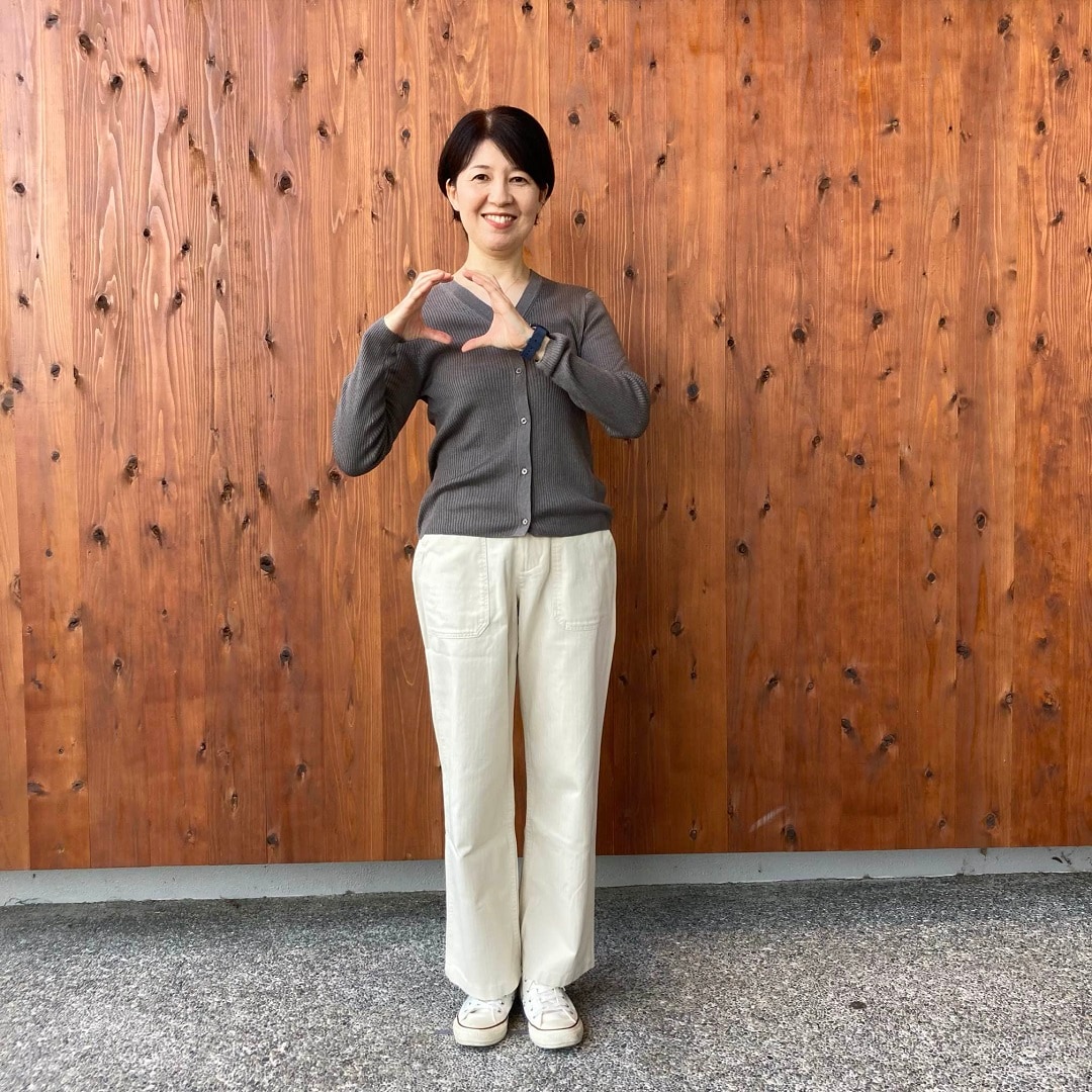 洗いざらしヘリンボーンベイカーストレートパンツ