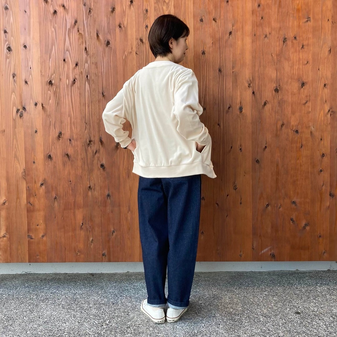 デニムバレルパンツ