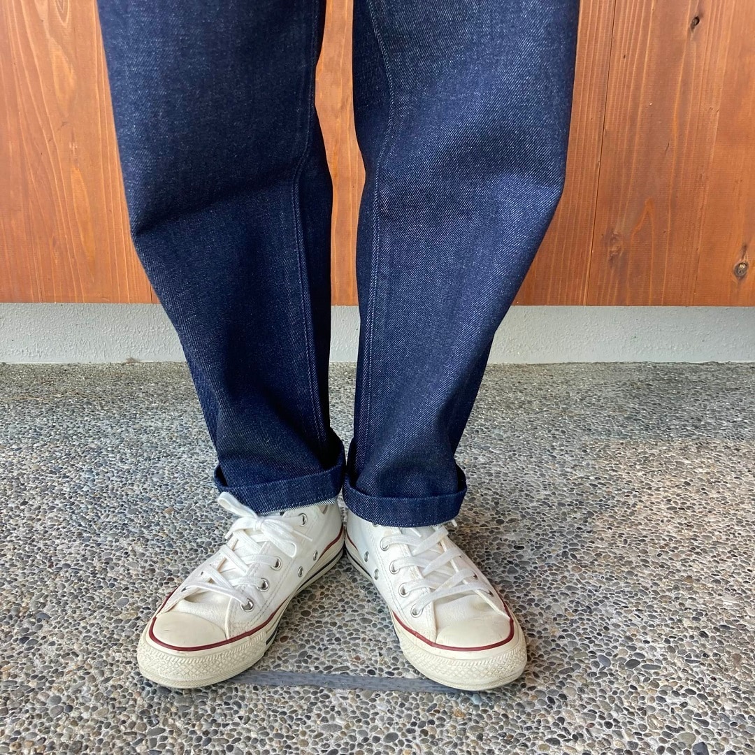 デニムバレルパンツ