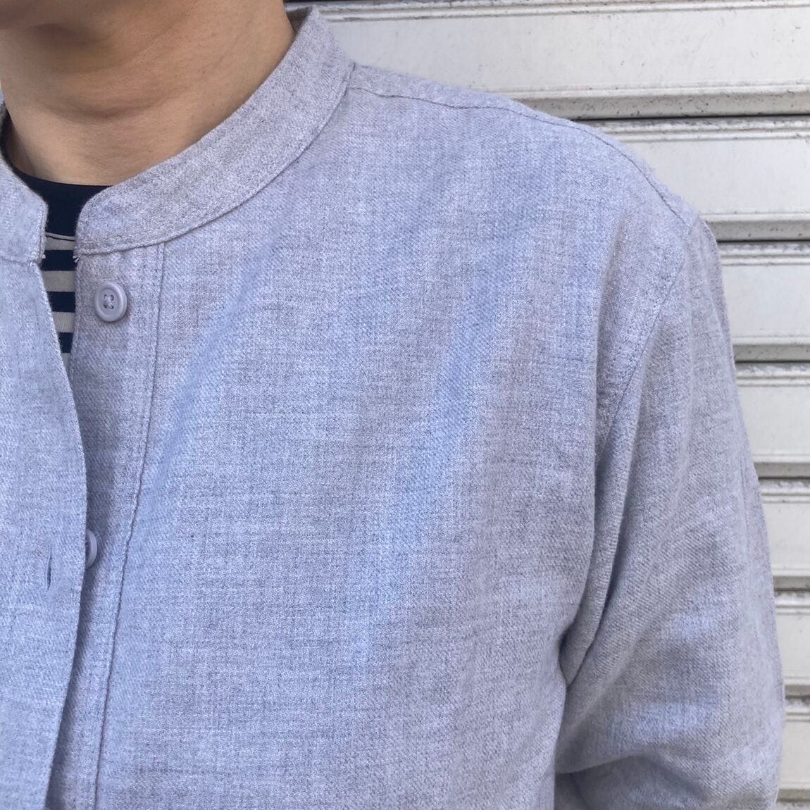 【岡山表町商店街】 新発売！柔らかな肌触りが心地いい「両面起毛フランネル長袖シャツ・ブラウス」 