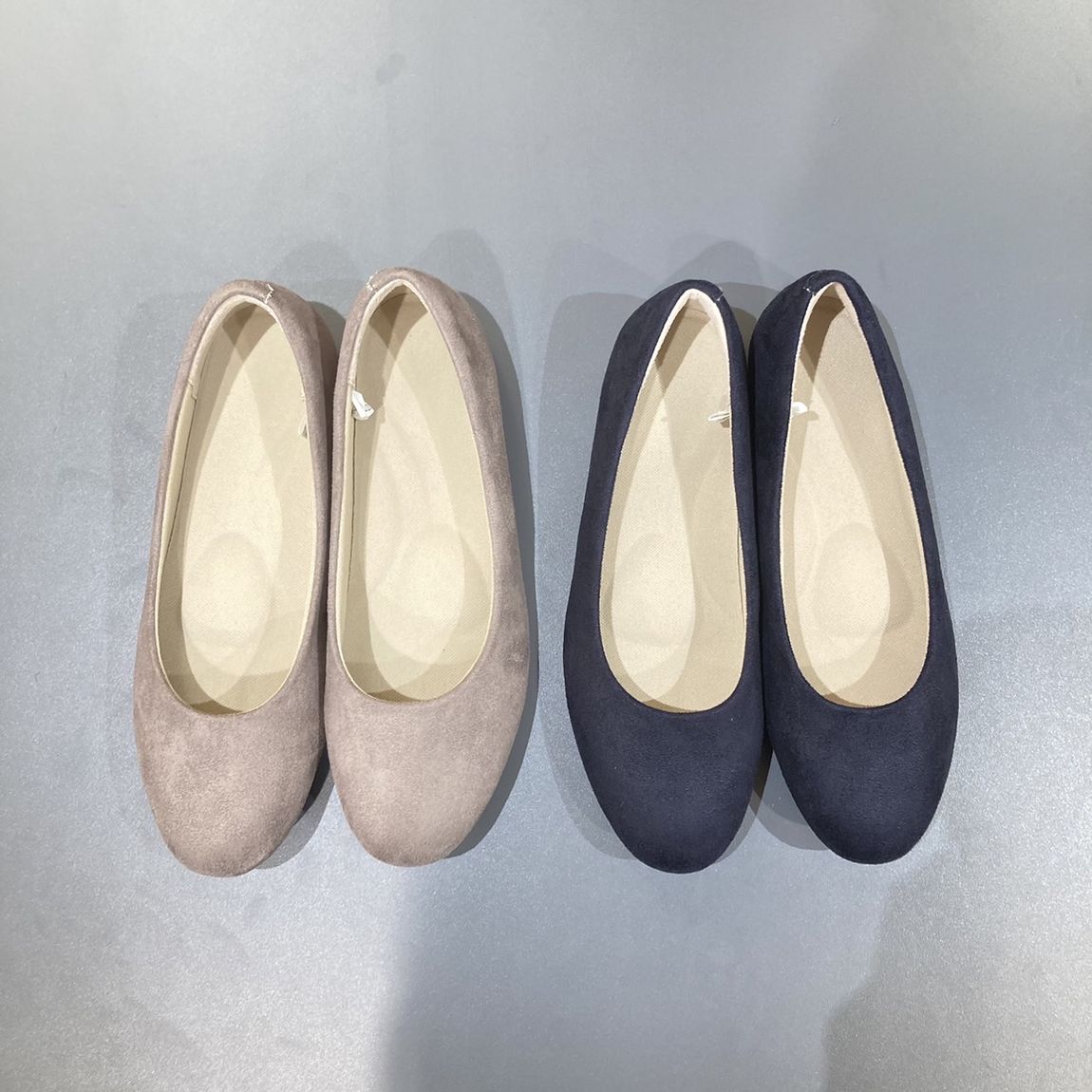 【岡山表町商店街】オン・オフどちらでも使える「疲れにくい　起毛フラットシューズ」