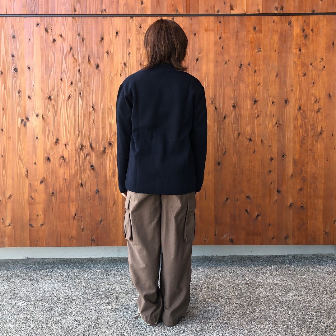 洗えるミラノリブ編みジャケット
