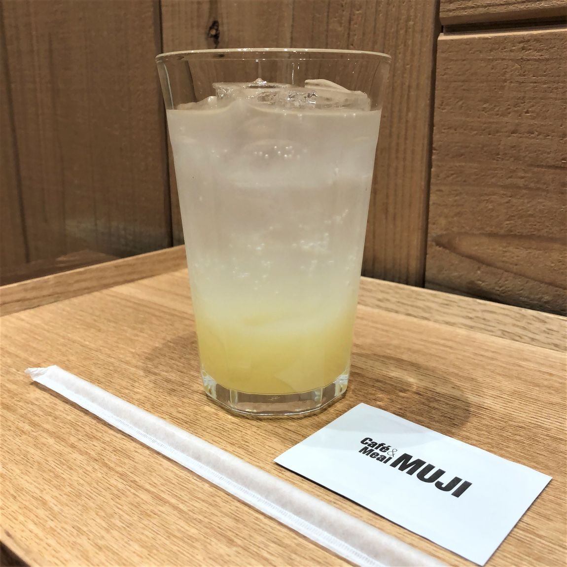[Café＆MealMUJI近鉄四日市]柚子スカッシュ１