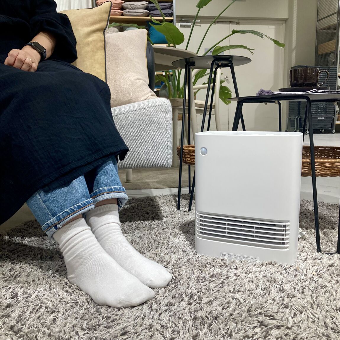 南千里アネックス】温風がすぐに出る セラミックファンヒーター｜ 無印良品