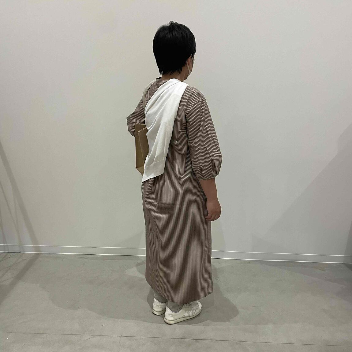 七分袖ワンピース