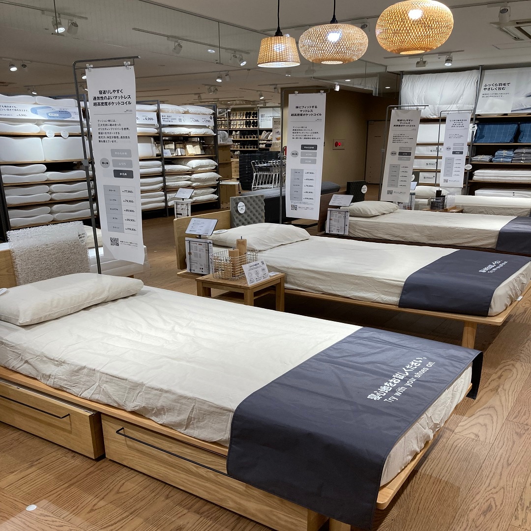ベッド展示の画像