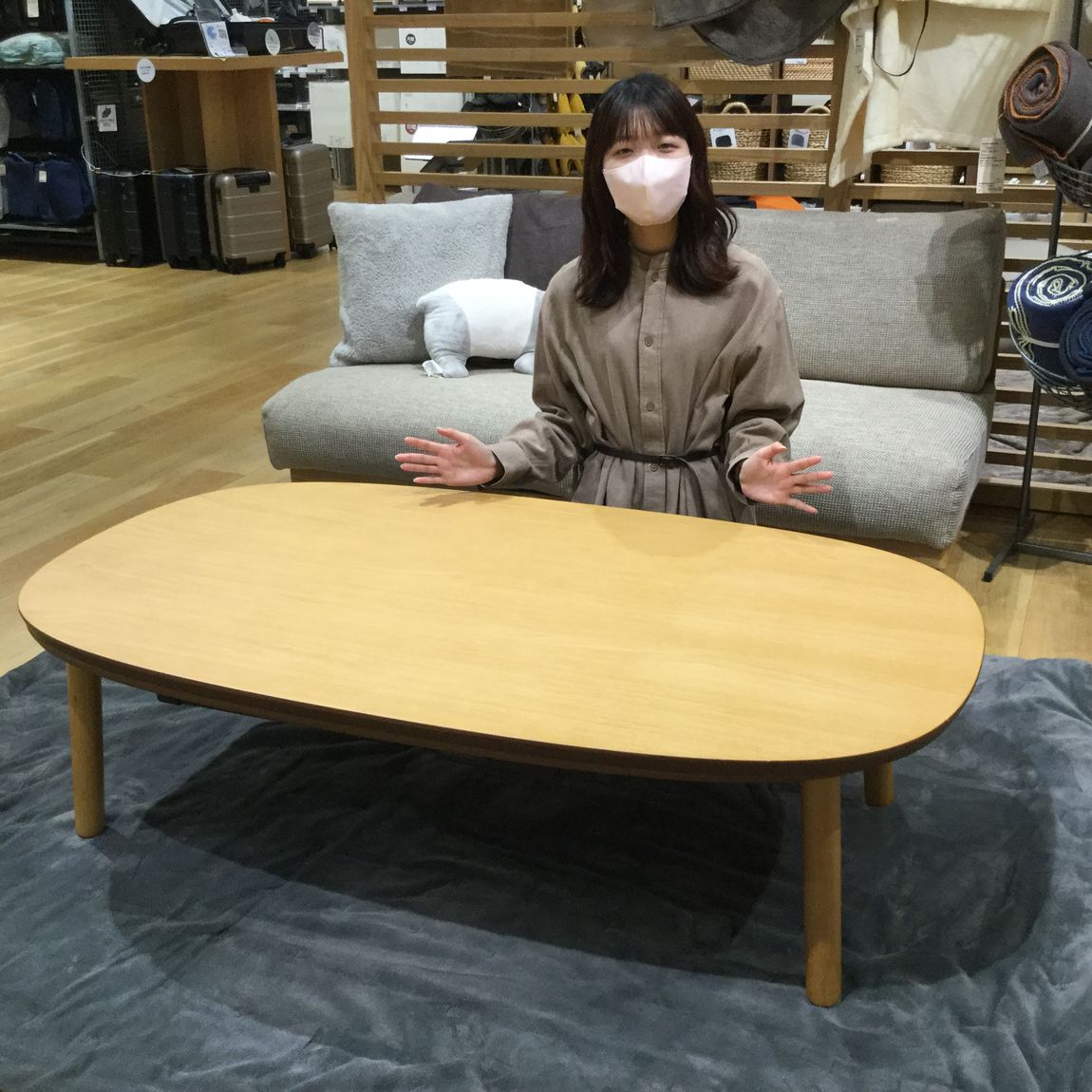 イオンモール新居浜】楕円こたつリニューアル！｜無印良品 イオン