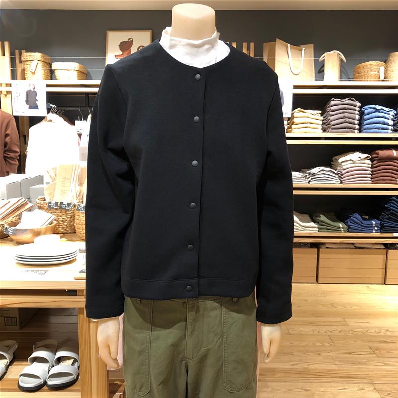 【岡山表町商店街】秋冬服の着回しアイテム！「二重編み　スウェットカーディガン」