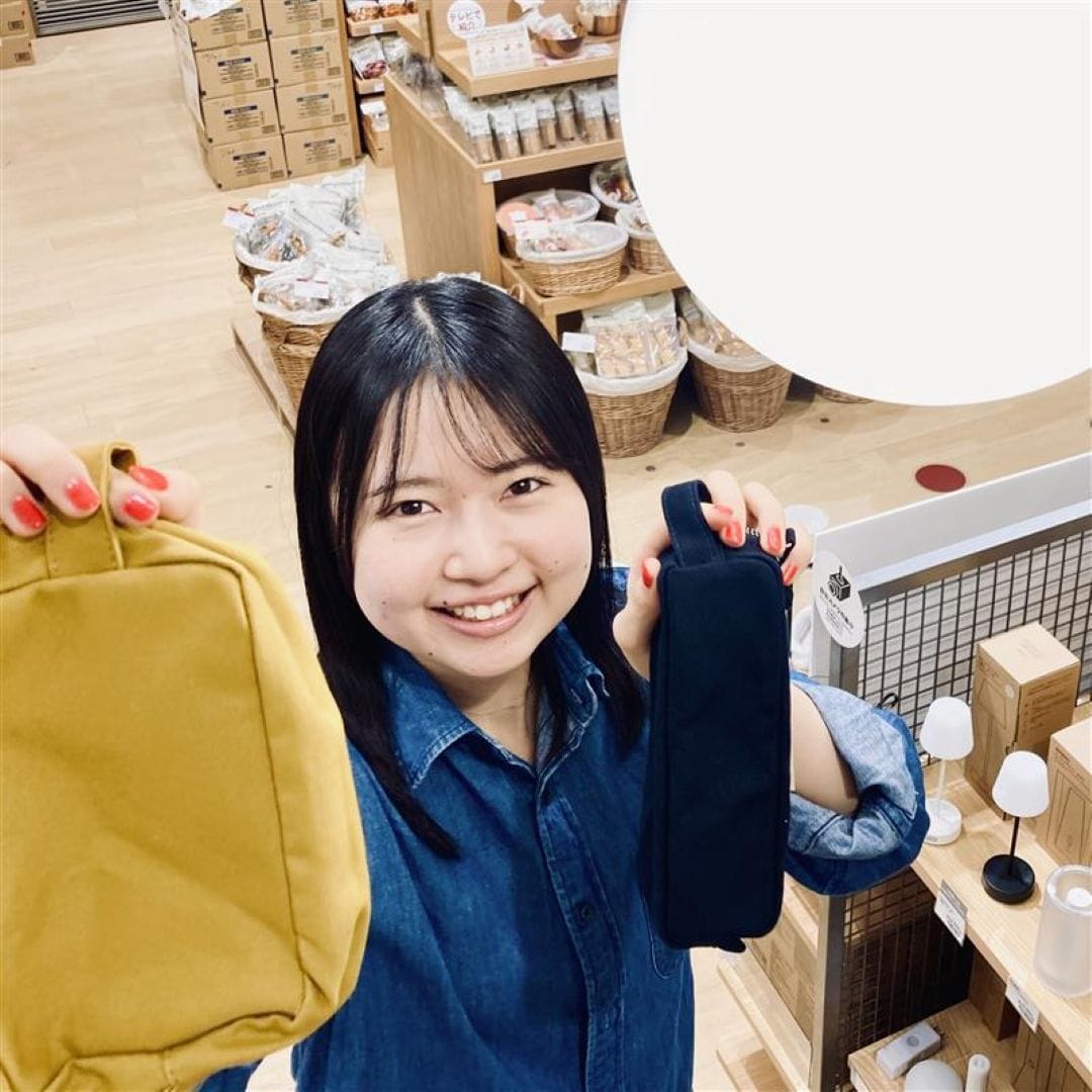 【ららぽーと豊洲】帆布 文具ケース/ペンケース_16BppA