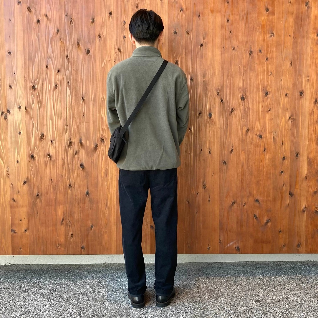 素材に還るフリースプルオーバー