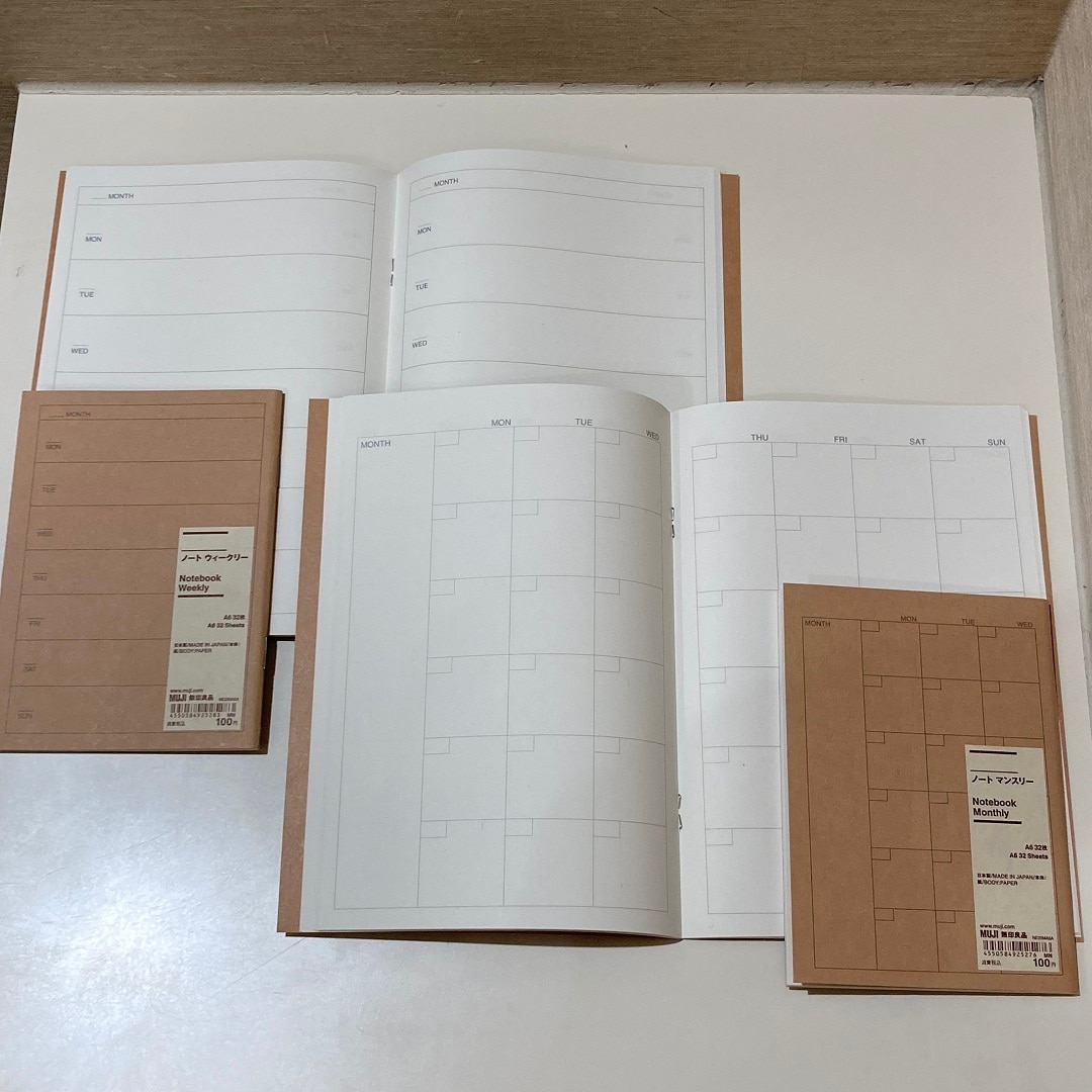 新商品　A5・A6サイズのノート・スケジュール帳のご紹介