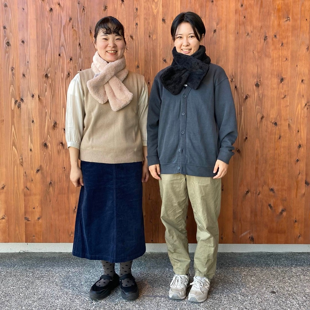 再生ポリエステルあったかボアマフラー