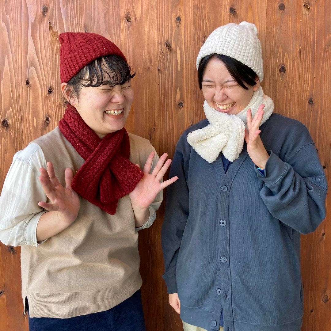 再生ポリエステルあったかボアマフラー