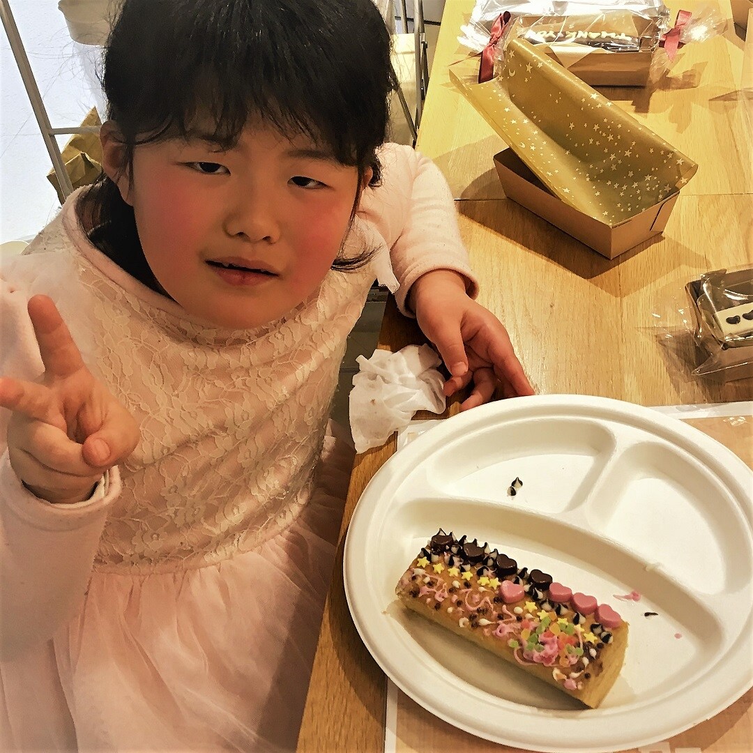 【エスパル福島】人気のバウムにチョコペンでデコレーションしようのイベントレポート｜イベント