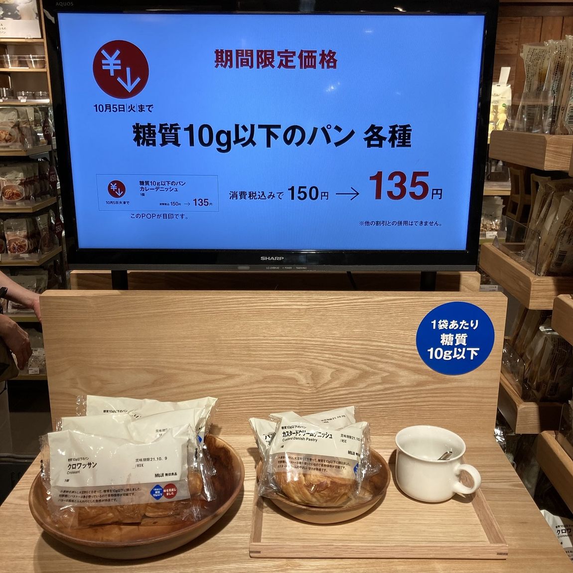 【そごう千葉】糖質10g以下のパンシリーズ期間限定お試し価格！