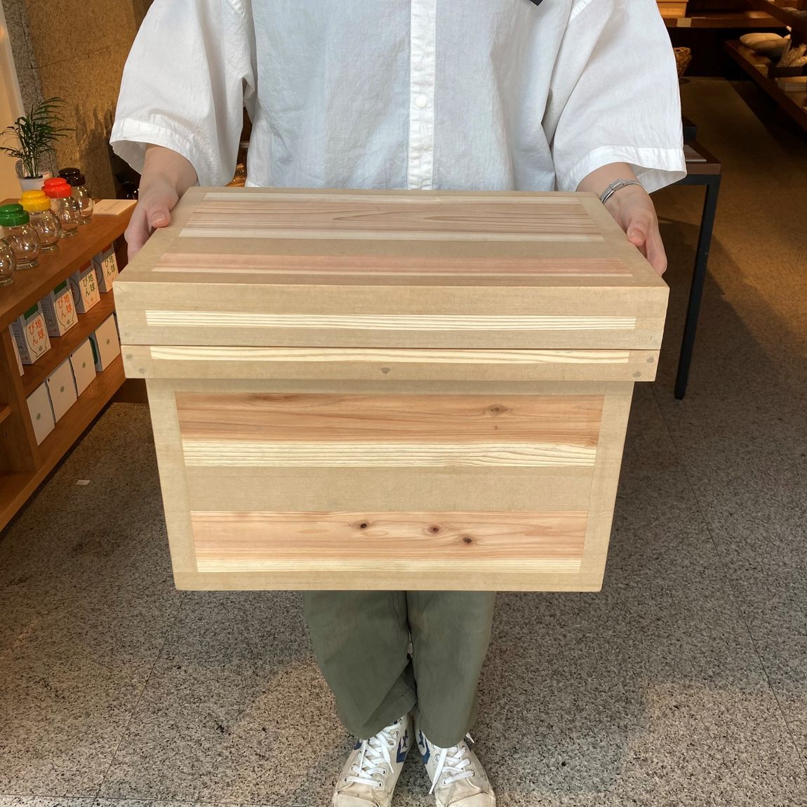 青山】杉木箱｜ 無印良品