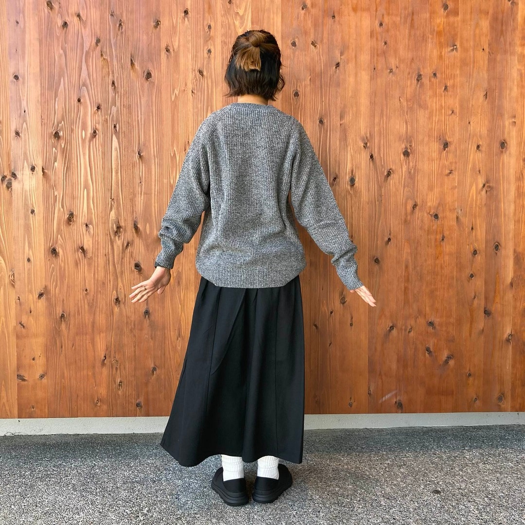 起毛タックスカート