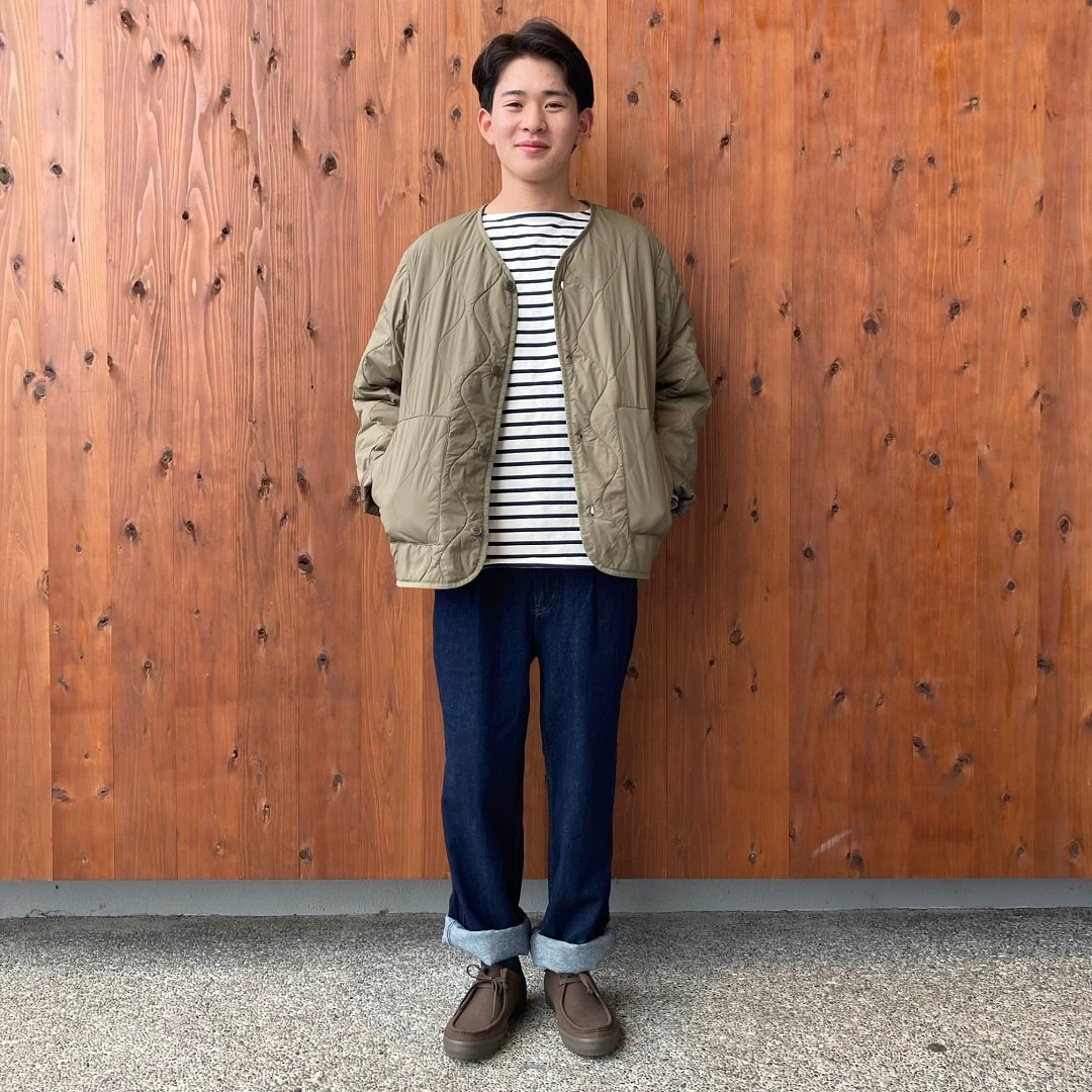 ふんわり中わた撥水キルトジャケット