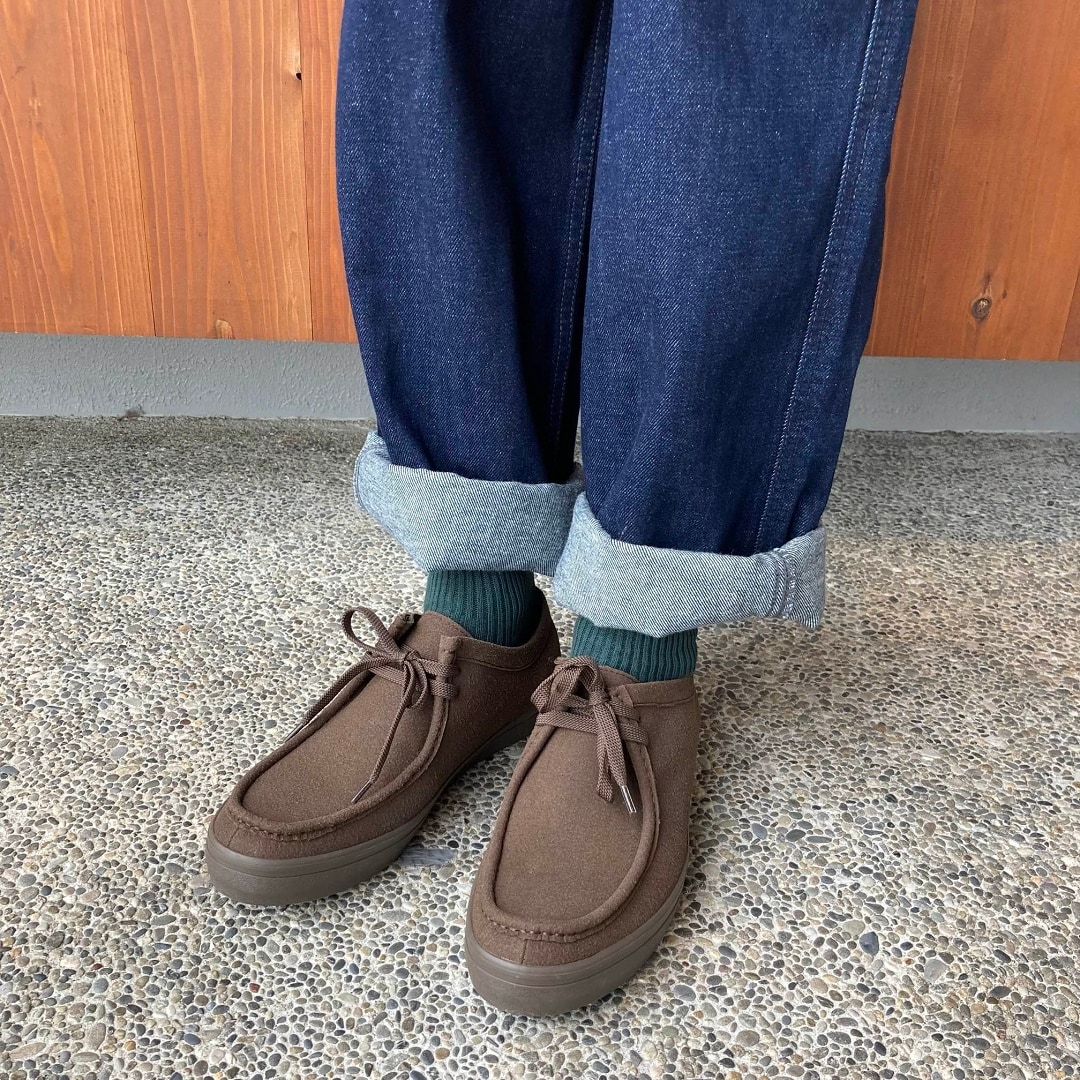 木の実から作ったカポック混デニムワークパンツ