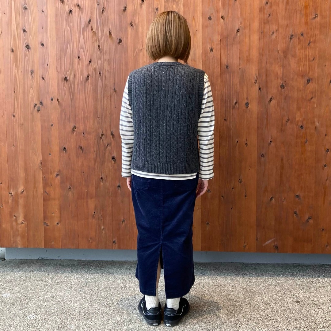 ストレッチコーデュロイナロースカート