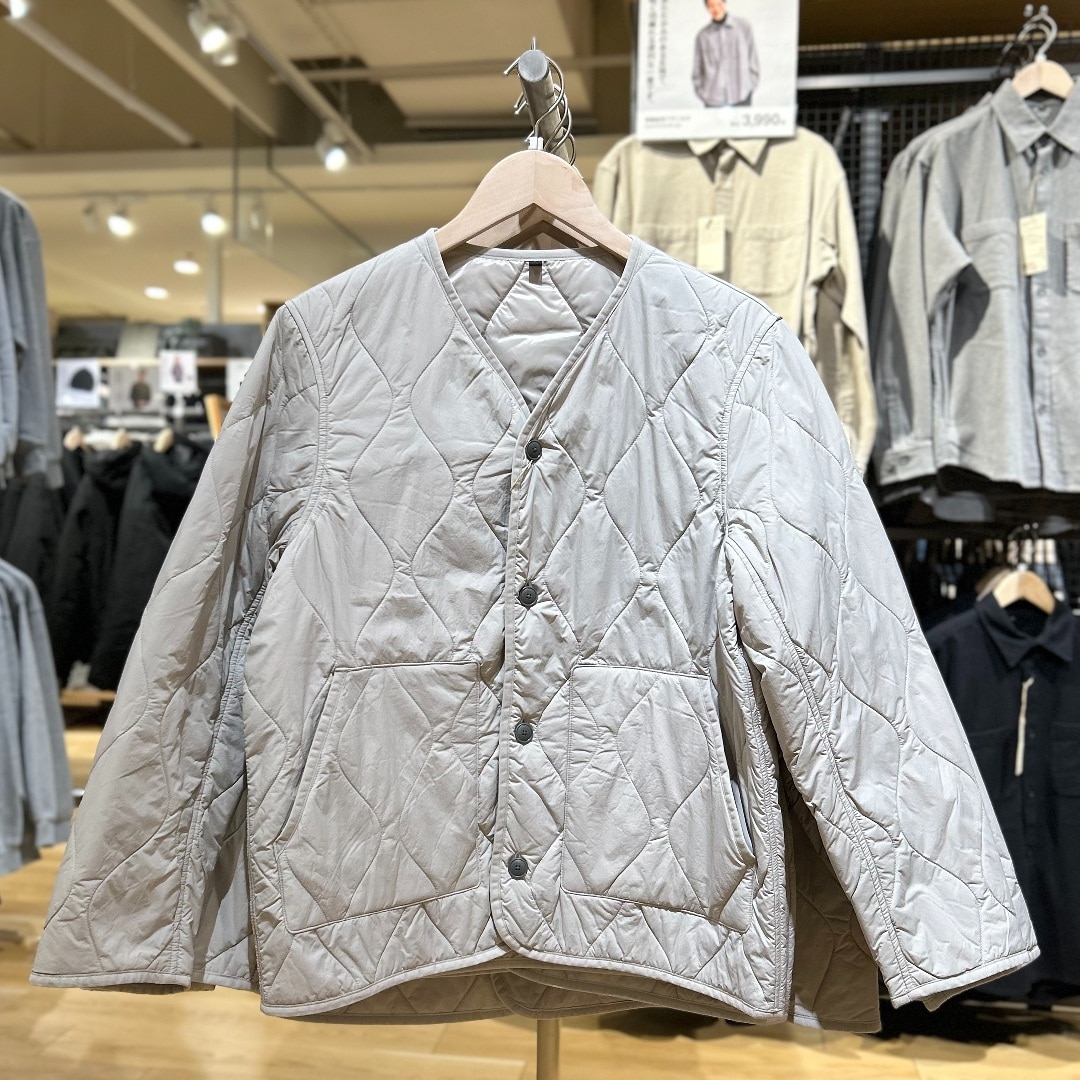 新百合丘オーパ】無印のものあつめ｜紳士 ふんわり中わた 撥水キルト