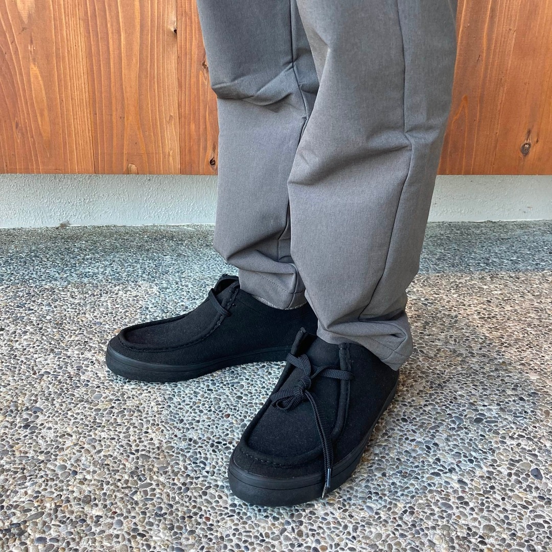 防風裏起毛ストレッチテーパードパンツ