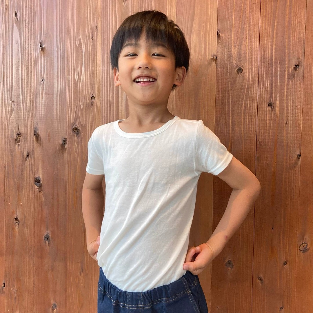 キッズあったか綿半袖Ｔシャツ