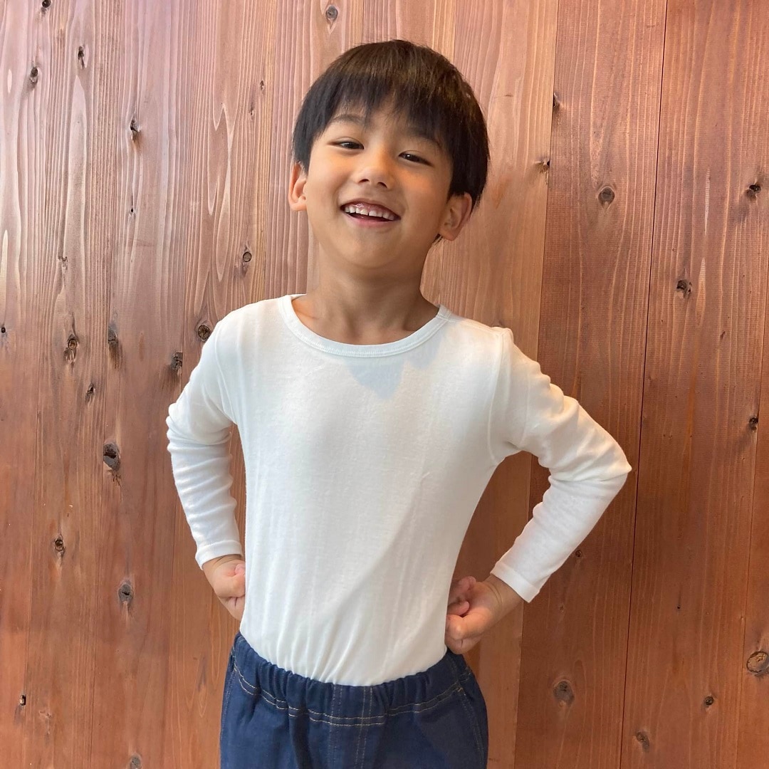 キッズあったか綿長袖Ｔシャツ