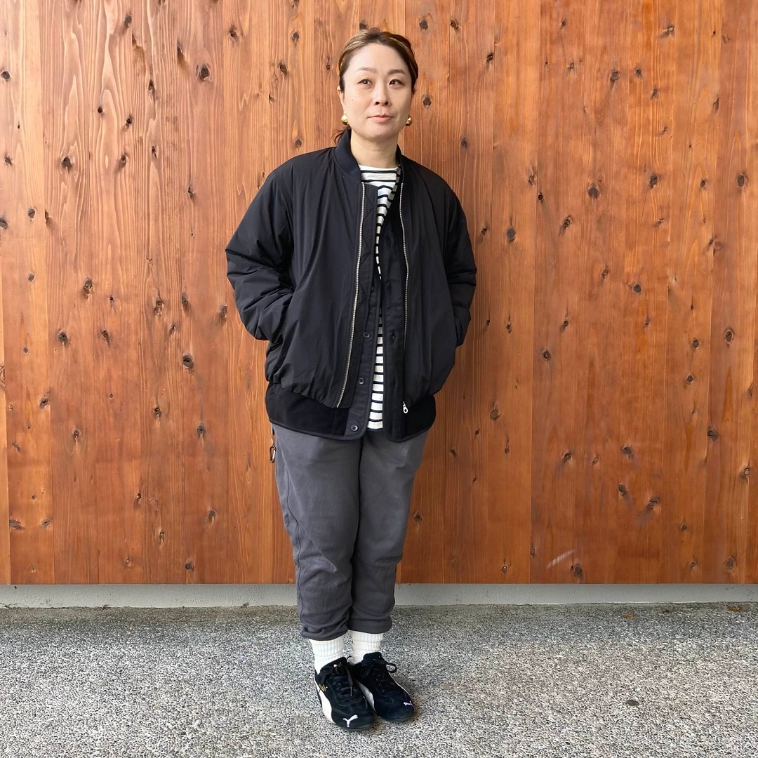 ふんわり中わたブルゾン