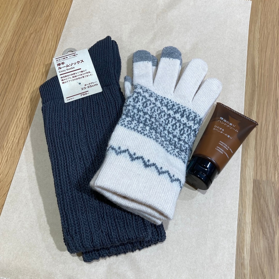 防寒・保湿グッズの写真