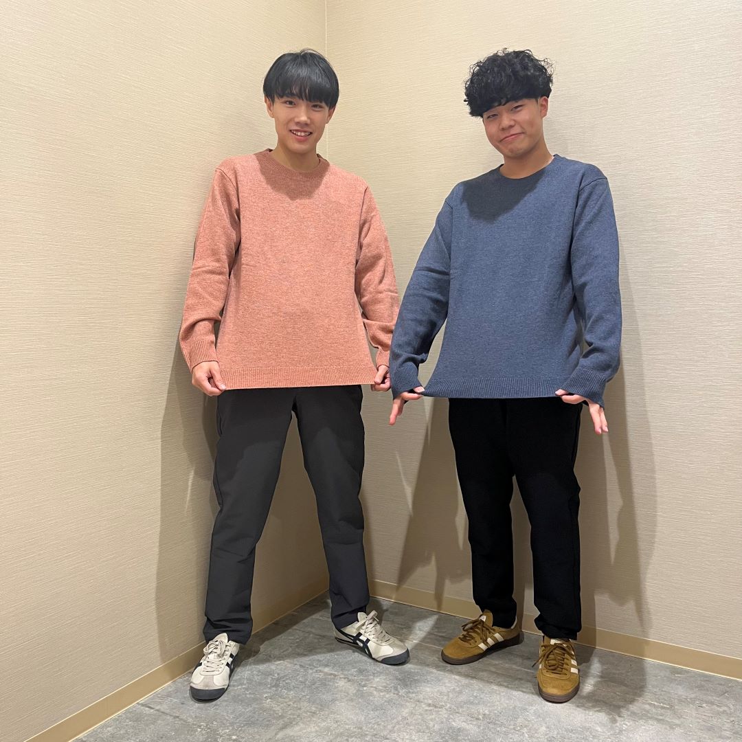 【ブルメール舞多聞】柔らかな風合いの良さ｜ウールミドルゲージクルーネックセーター