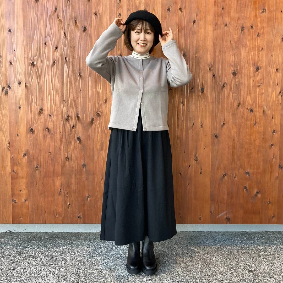 スウェットカーディガン