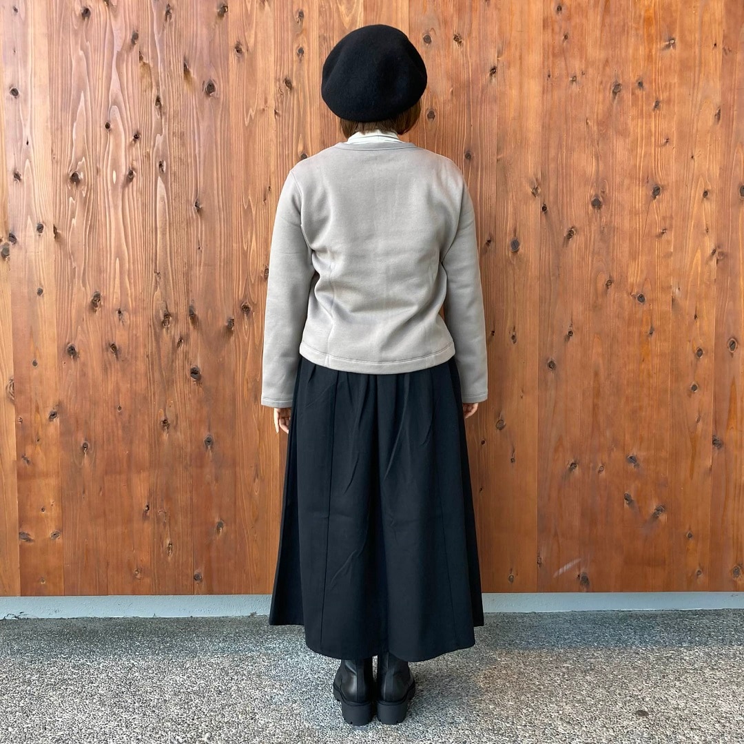 起毛タックスカート