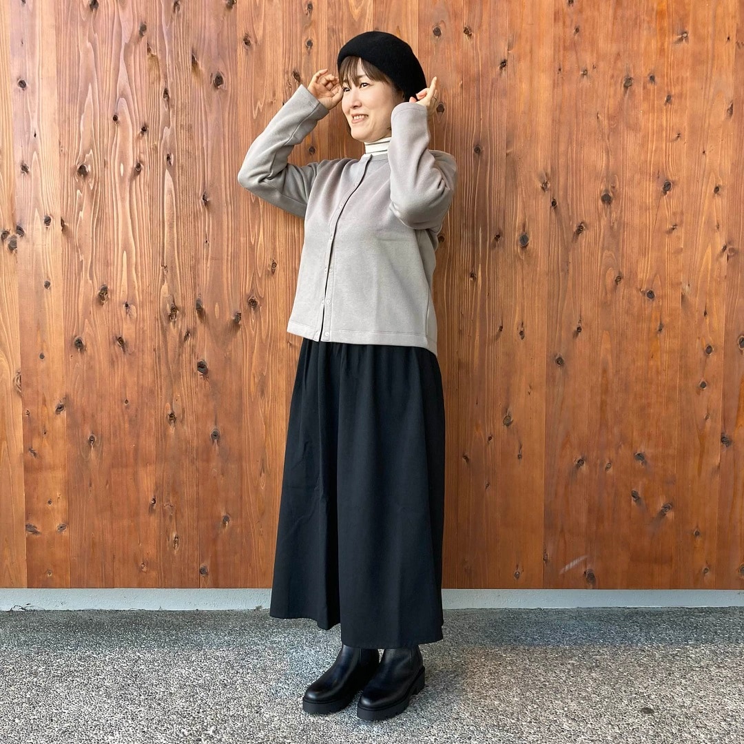 スウェットカーディガン