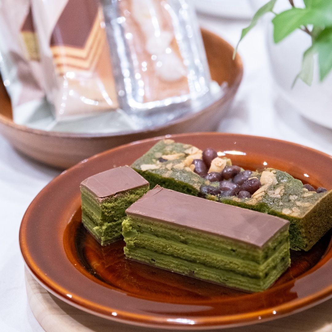 オペラケーキ、フィナンシェケーキ抹茶