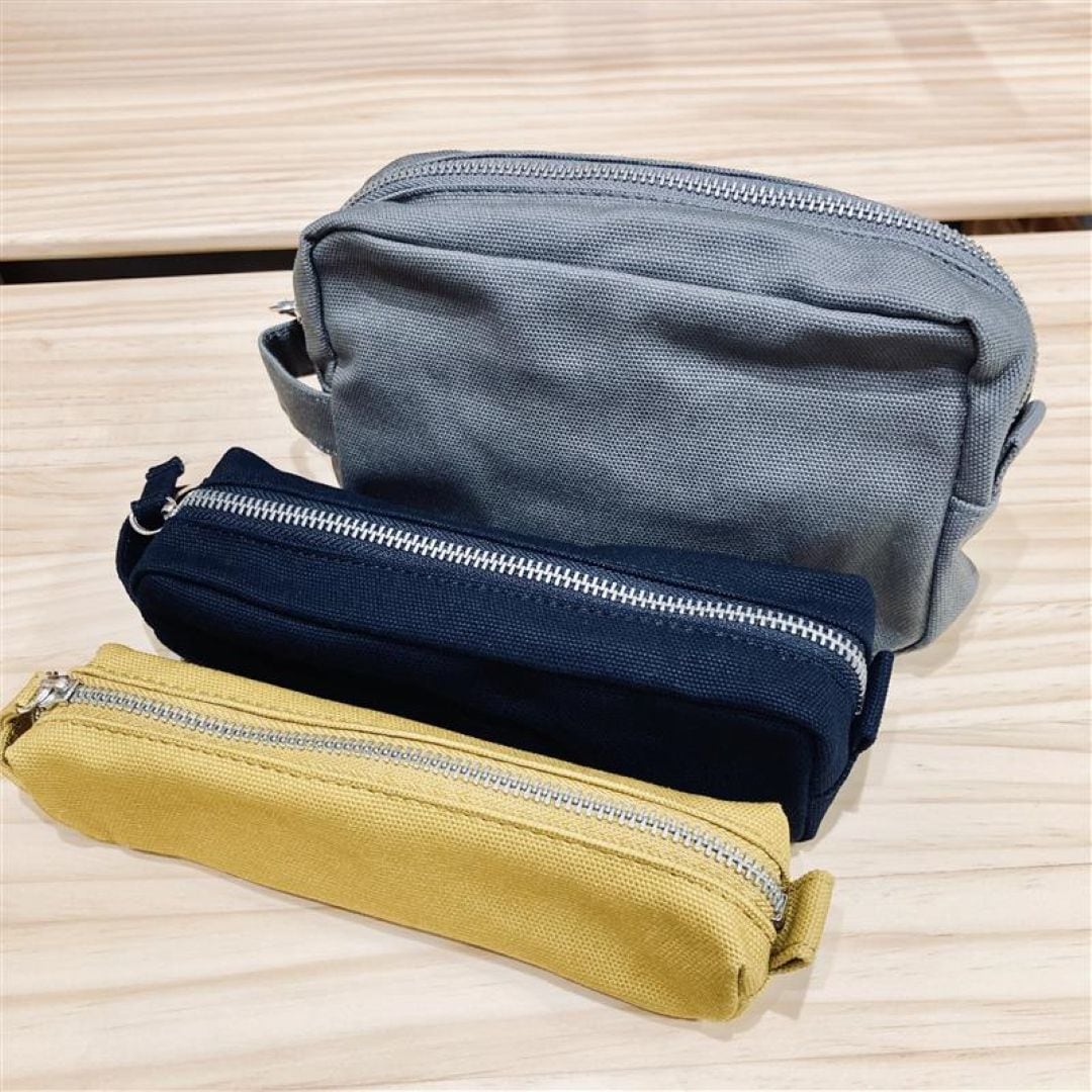 【ららぽーと豊洲】帆布 文具ケース/ペンケース_fjDVy5