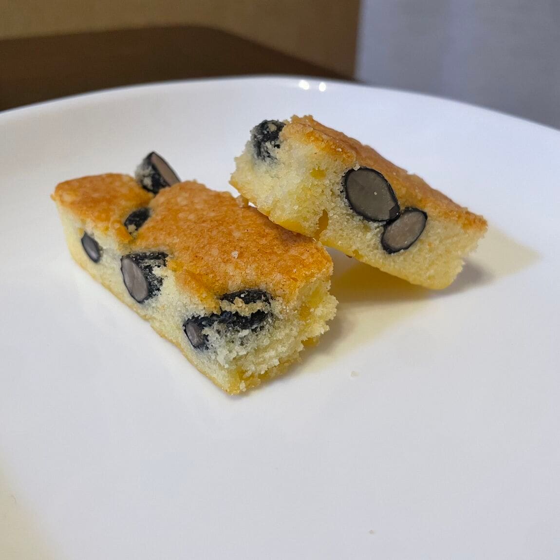 不揃いチーズケーキ　黒豆＆きなこ　の画像