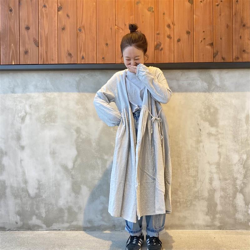 ドットドビー　ロングカーディガン