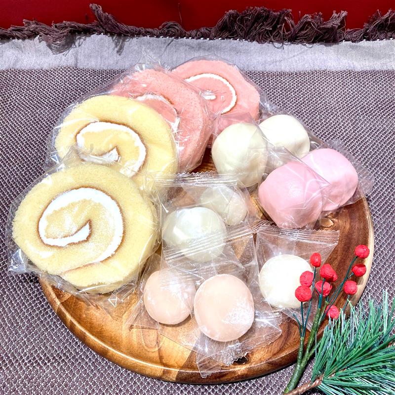 【京阪モール】　紅白のお菓子でお正月