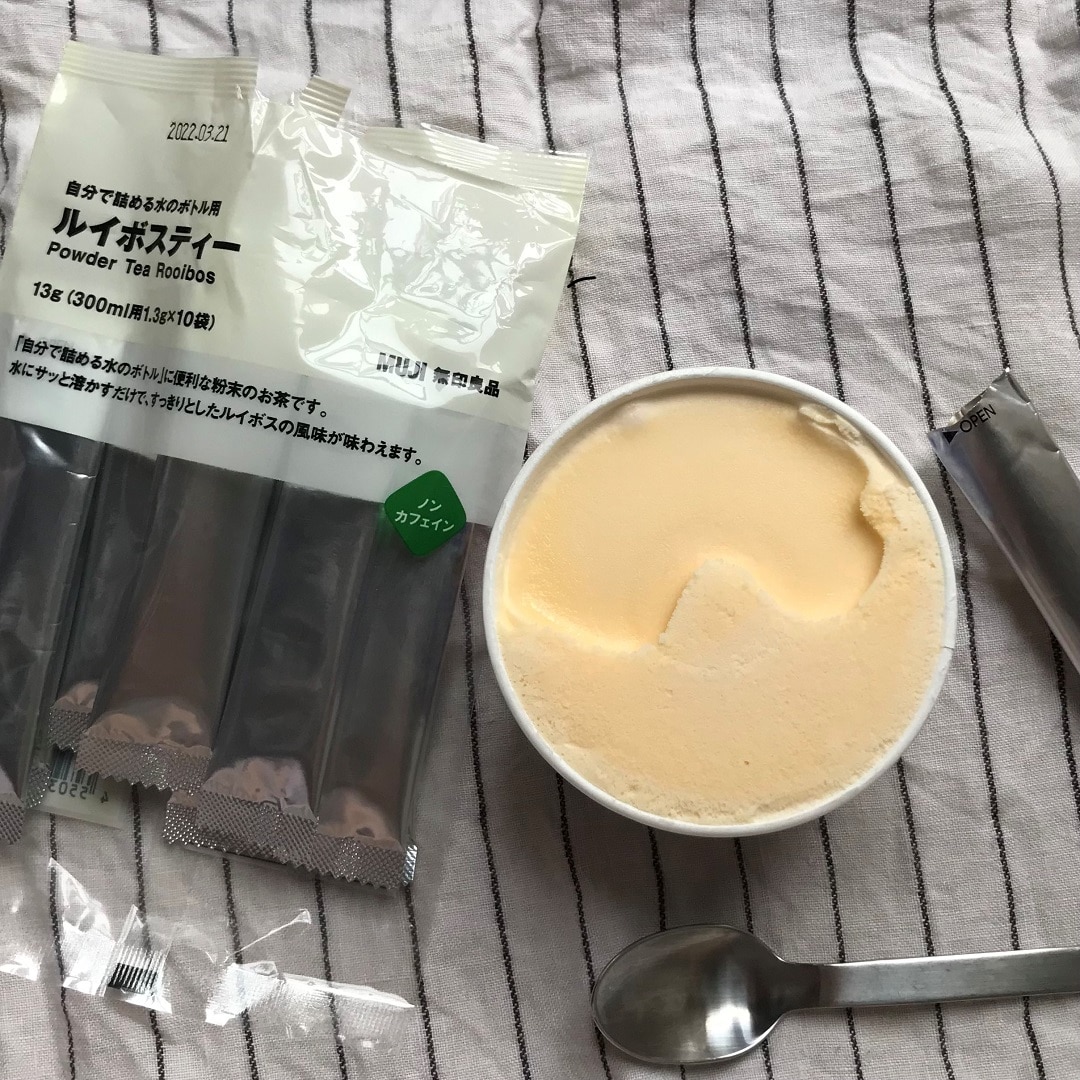 【セレオ国分寺】粉末のお茶でバニラアイスを味変｜アレンジレシピ