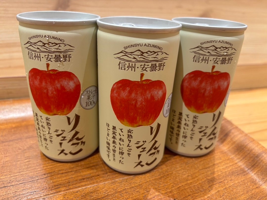 【Cafe＆MealMUJI上野マルイ】りんごジュース