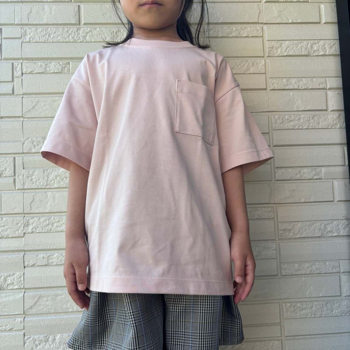 キッズ　涼感Tシャツ着用画像