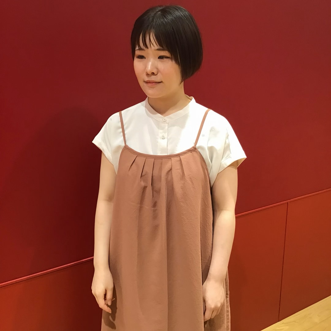 フレンチスリーブブラウス　前